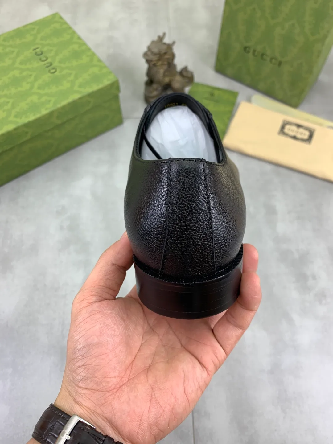 Men's men's shoes 💰P560 [New style] Water dyed cowhide 💰💎💎💎 [Gucci] GUCCI high-end men's formal business leather shoes, original order 1:1! Original imported high-end open-edge beaded calfskin, original metal buckle, imported first-layer cowhide lining for feet. Original outsole, men's shoe size: 39-44 (customized to 45) 2️⃣ colors available